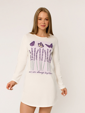 Туника "Lavender" Молочный арт. к1191м